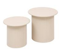 Lot de 2 tables à café Eino beige Atmosphera Beige G