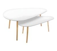 Atmosphera - Tables gigognes Mileo Blanches
