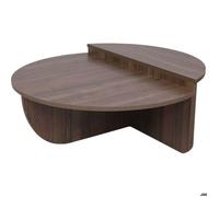 Lot de 2 tables basses - Calicosy - Noyer- Aloeva - 90 x 60 x 30 cm