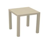 Lot de 2 tables basses de jardin aluminium - Lou - L.40 x l.40 cm