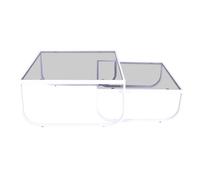 Paris prix lot de 2 tables basses en verre - Blanc