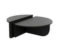 Vente-unique Tables basses ALOEVA Noir - Lot de 2