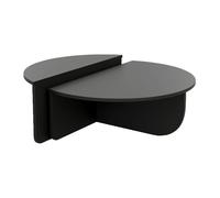 Vente-unique Tables basses ALOEVA Noir - Lot de 2