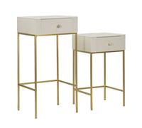 Table de chevet haute carré Mauro Ferretti Alti (x2)