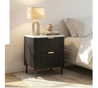 Lot de 2 tables de chevet Olvehok 55 x 52 x 38 cm