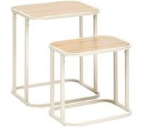 Lot de 2 tables gigognes Curvy beige 5five Beige G