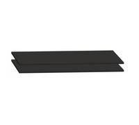 Lot de 2 tablettes L 120 cm pour armoires à portes coulissantes