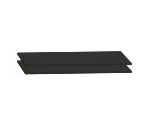 Lot de 2 tablettes L 120 cm pour armoires à portes coulissantes