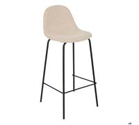 Lot de 2 Tabouret de bar Vladi blanc 43,5x41,5cm - Atmosphera Créateur d'intérieur
