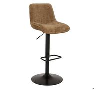 Lot de 2 tabourets de bar Cirea carré H.105cm pivotant bronze - Atmosphera Créateur d'intérieur