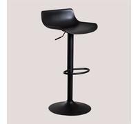 Lot de 2 tabourets hauts réglables Arjenn Noir