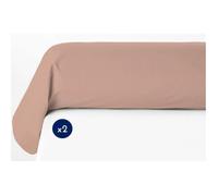Lovely Home Taies de traversin LH71618 85 x 185 cm Lot de 2 Rose