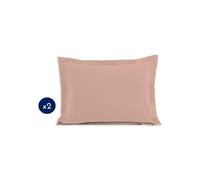 Lovely Home – Lot de 2 taies d'oreiller LH71619 – 50 x 70 cm – Rose
