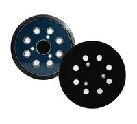 Lot de 2 tampon ponceuse excentrique 125mm d’épaisseur 11,5 mm à 8 trous d’évacuation poussière, pour ponceuse orbitale et divers modèles d’outils électroportatifs de bricolage