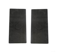 Lot de 2 tampons carrés plats pour ponceuse 9045 pour papier abrasif standard Noir