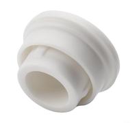 Lot de 2 tampons en caoutchouc pour échelle de piscine blanche pour tubes de 3,8 cm pour protéger la doublure en vinyle des rayures et des dommages dans les piscines hors sol et spas