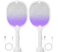 Lot de 2 tapettes à mouches électriques 3000 V