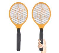 Lot de 2 tapettes à mouches électriques, piège à mouches électrique, tueur de moustiques - Chauve-souris anti-parasitaire intérieure et extérieure - Sans danger au toucher avec filet de sécurité à 3 c