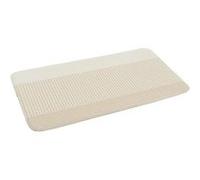 Lot de 2 tapis de bain antidérapant en microfibre coloris beige - Longueur 70 x Profondeur 45 cm-JUANIO- Beige G