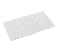 Lot de 2 tapis de bain rectangulaire antidérapant en pvc coloris blanc - Longueur 70 x Profondeur 40 cm -JUANIO- Blanc G