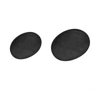 Lot de 2 tapis de barbecue faciles à nettoyer 49,5 cm | Résistant à la chaleur jusqu'à des températures élevées, protège les terrasses en bois, empêche les marques de brûlure