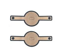 Lot de 2 Tapis de Cuisson Silicone pour Four 0.7mm Épaisseur, Élingue à Pain Rond 56x21cm Gris pour Cocotte à Pain et Dutch Oven, Feuille de Cuisson Réutilisable pour Pain au Levain Pâtisserie