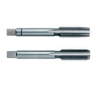 Lot de 2 tarauds à main métriques fins HSS DIN 2181