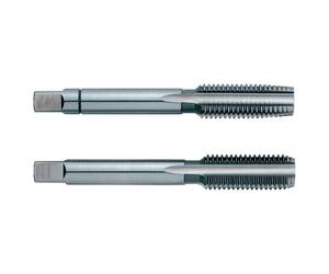 Lot de 2 tarauds à main métriques fins HSS DIN 2181