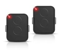Lot de 2 Télécommande Compatible Nice Era FLO1R-S，FLO2RE-S，FLO4R-S ,433,92 MHz Télécommande Porte de Garage,Rolling Code,2 Canaux(No