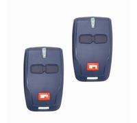 Lot de 2 Télécommandes 433,92 MHz Compatibles BFT Mitto 2, Kleio, Ghibli. Remplacement Porte Garage & Portail. Code Tournant, Clé Incluse, Facile à Programmer. Compatible MITTO B RCB02.