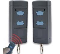 Lot de 2 télécommandes 868 MHz pour porte de garage Hormann HSM2 HSM4 HSE2 HSE4 HS1 HS2 HS4 Portail Hands Horman