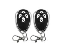 Lot de 2 télécommandes à code tournant 433 MHz compatibles avec les moteurs Alutech AT4 AR1500 AN et l'ouvre-portail de garage ASG1000.
