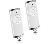Lot de 2 télécommandes blanches 868,3 MHz compatibles Hörmann BS HSM4, HSE2, HS1, HS4, HSZ1, HSZ2 garages
