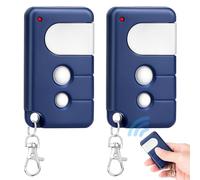 Lot de 2 télécommandes de porte de garage 433,92 MHz compatibles avec Hörmann & Chamberlain LiftMaster (84335EML/84333E/94333E/ML500/ML750/ML850) - Émetteur manuel de rechange pour modèles MotorLift