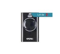 FAAC Télécommandes XT2 433 SLH – Lot de 2 – Noir