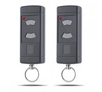 Lot de 2 télécommandes manuelles pour porte de garage compatibles avec les modèles Hormann HSE2-40, HS4-40, HSM4-40 et 40,685 MHz