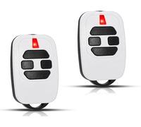 Lot de 2 télécommandes pour DEA 433,92 MHz compatibles GTI2, GTI4, GT2, GT4, Mio TR2, TR4, TR2N, TR4N, Genie 273, Gold 288 - télécommande pour Porte de Garage et Portail avec portée Jusqu’à 150 m