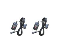 Lot de 2 télécommandes récepteurs pour effets de scène de machine à brouillard 400 W 900 W 1500 W