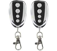 Lot de 2 télécommandes universelles pour porte de garage et portail 433,9 MHz avec quatre canaux - Remplacement idéal 543413（mm）