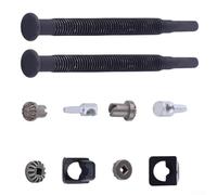 Lot de 2 tendeurs de tendeur de barre de chaîne pour tronçonneuses Echo CS370 CS400 CS450, assemblage de couvercle de pignon avec V651000001, construction en métal