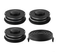 Lot de 2 têtes de débroussailleuse avec 3 bobines compatibles avec Einhellfor|pour GE- forCT 4530 RTV 400 550-1,4 mm nylon Line 5m Replacement | Pièces | pour gazon