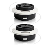 Lot de 2 têtes de débroussailleuse C26-2 4002 710 2169 pour Stihl FS55 FS55R FS56RC FS70 FS70R FS80 FS85 FS90 FS90R FS91 FS94 FS110 FS120 FS130 FS131 FS131R FS240 FS250 Débroussailleuse