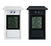 lot de 2 Thermomètre Min Maxi Affichage digital Serre de jardin - Mur intérieur ou extérieur
