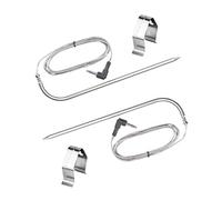 Lot de 2 thermomètres à sonde à viande compatibles avec barbecue Louisiana / Cuisinart / Oklahoma Joes Pellet Grill et fumoir