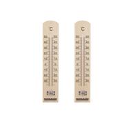 Fackelmann 9986550 Lot de 2 16364 Bois, intérieur, extérieur, Mural, Bois, 25 cm