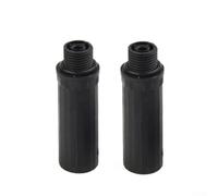 Lot de 2 tiges de reniflard en plastique avec chapeau d'aération pour compresseur d'air - Filetage de 15,5 mm de diamètre - Compatible avec les compresseurs