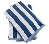 Lot de 2 torchons de cuisine éponge 50x50 cm collection PAT EFFI bleu pacific