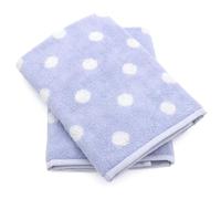 Lot de 2 torchons de cuisine éponge 50x50 cm coton SPOT II bleu