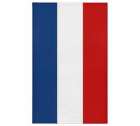 Lot de 2 torchons de cuisine motif drapeau français - Doux et absorbants - Pour la maison, la cuisine, la restauration, le restaurant - 45 x 72 cm