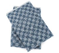 Lot de 2 torchons de cuisine pur coton 50x50 cm FORMENTERA bleu